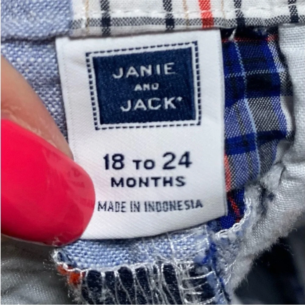 Janie and Jack Boys 2 Piece Matching Outfit